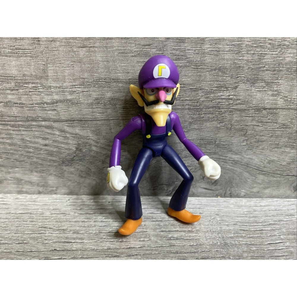 Super Mario Jakks World‎ of Nintendo Waluigi 2.5" Figure